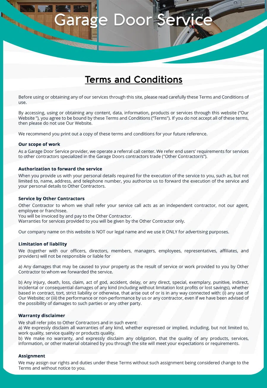 Garage Door Mobile Service Repair Indian Hills, CO 303-653-9139